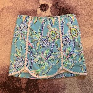 lilly pulitzer patty skort size 2